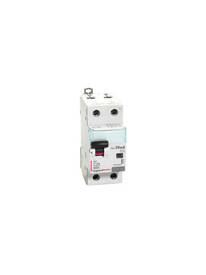 Legrand, 2 Pole, 25A, 30mA, AC Type, DX³ RCBO