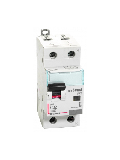 Legrand, 2 Pole, 32A, 30mA, AC Type, DX³ RCBO