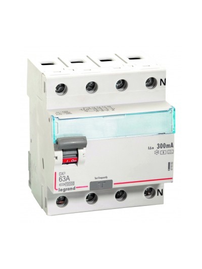Legrand, 4 Pole, 32A, 30mA, AC Type, DX³ RCBO 