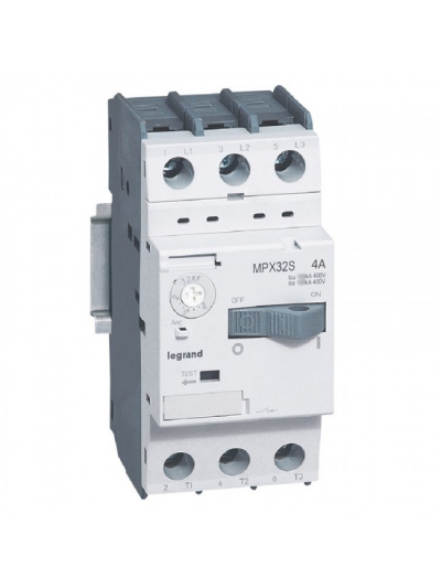 Legrand, 4A, 3 Pole, MPX³ MPCB