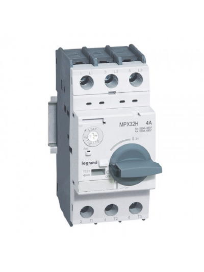 Legrand, 4A, 3 Pole, MPX³ MPCB