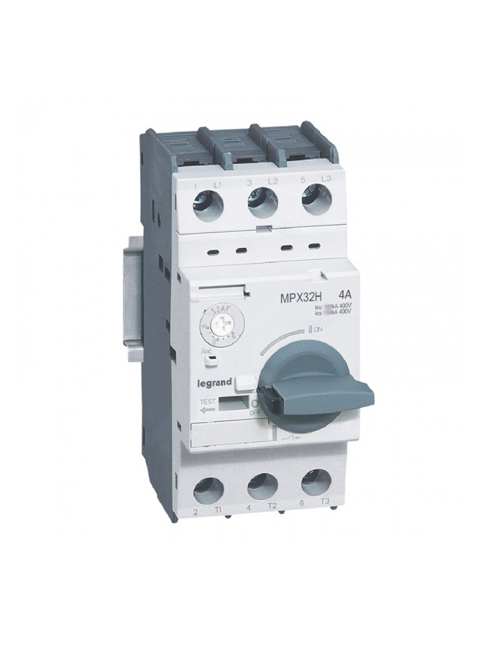 Legrand, 4A, 3 Pole, MPX³ MPCB