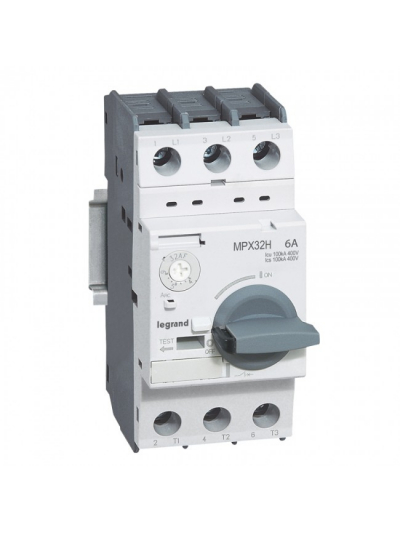 Legrand, 6A, 3 Pole, MPX³ MPCB