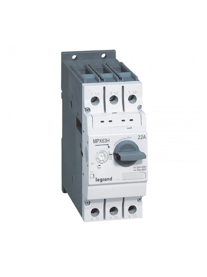 Legrand, 22A, 3 Pole, MPX³ MPCB