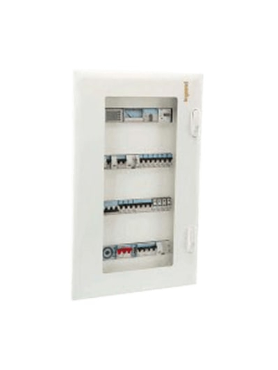 Legrand, IP43, Acrylic Door, 4 Way, Ekinox³ ETPN DB for DX³ MCB, Isolator, RCCB and RCBO