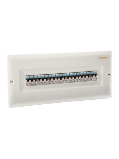 Legrand, IP30, 20 Way, Ekinox³ SPN DB for DX³ MCB, Isolator, RCCB and RCBO