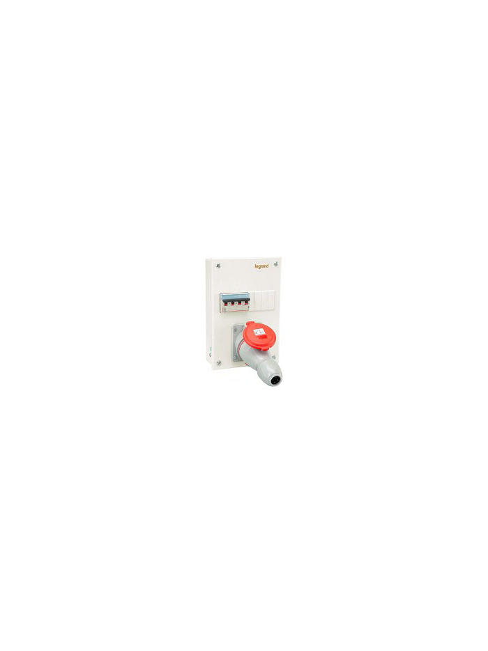 Legrand, 10A, 1 Pole, 2P+E, Ekinox³ Metra plug & socket DB for DX³ MCB, RCCB and RCBO