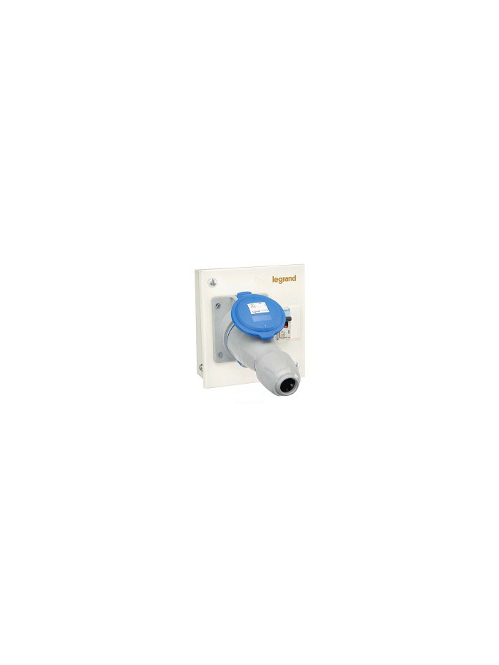 Legrand, 16A, 2 Pole, 2P+E, Ekinox³ P-17 Tempra plug & socket DB for DX³ MCB, RCCB and RCBO