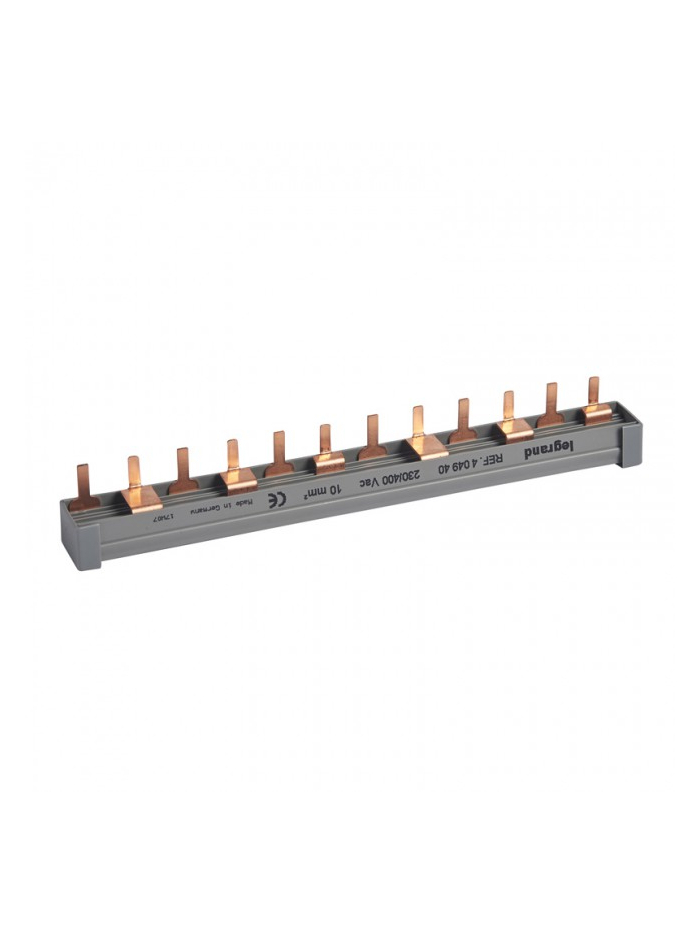 Legrand, 100A, Copper, 12 Module, INSULATED SUPPLY BUSBAR