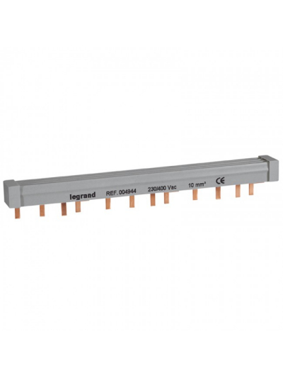 Legrand, 100A, Copper, 12 Module, INSULATED SUPPLY BUSBAR