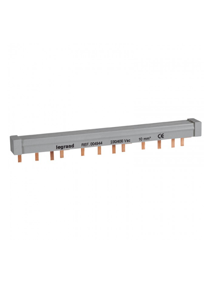 Legrand, 100A, Copper, 12 Module, INSULATED SUPPLY BUSBAR