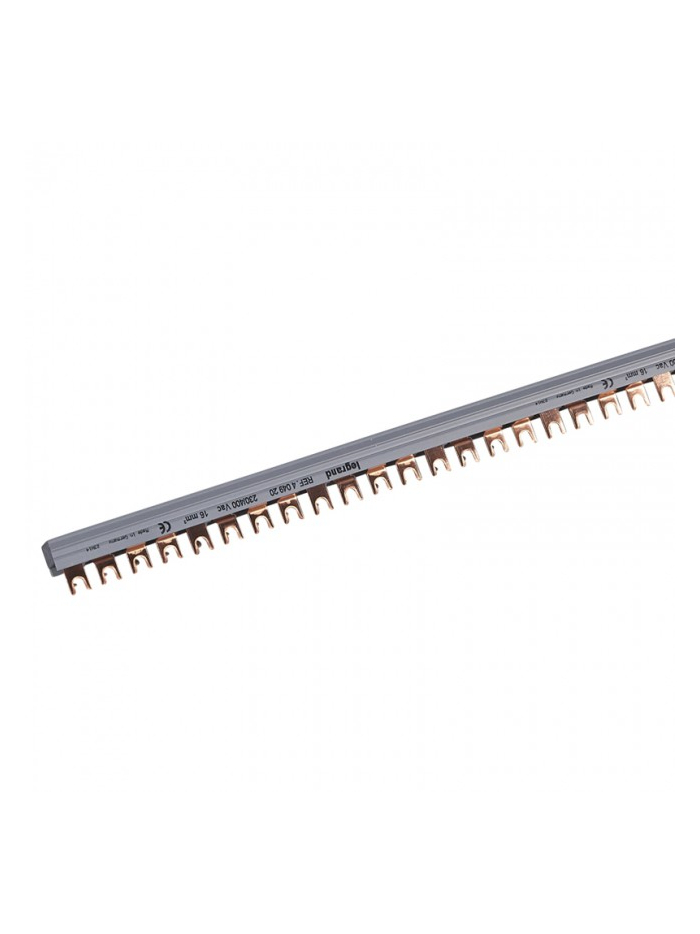Legrand, 100A, Copper, 56 Module, INSULATED SUPPLY BUSBAR