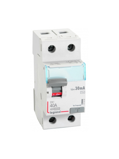 Legrand, 2 Pole, 40A, 100mA, DX³ RCCB