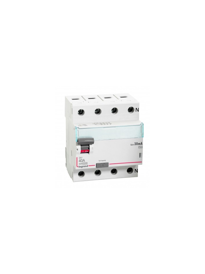 Legrand, 4 Pole, 40A, 300mA, DX³ RCCB