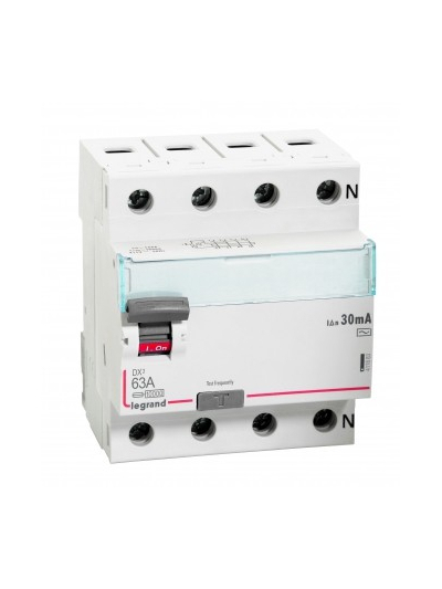 Legrand, 4 Pole, 63A, 300mA, DX³ RCCB