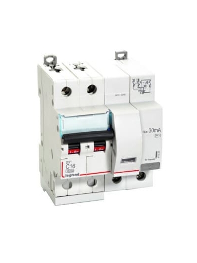 Legrand, 2 Pole, 16A, 300mA, AC Type, DX³ RCBO