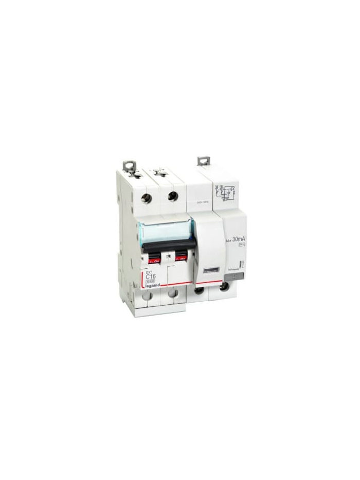 Legrand, 2 Pole, 16A, 300mA, AC Type, DX³ RCBO