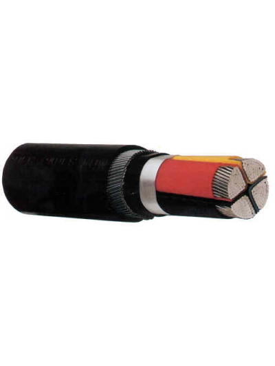 POLYCAB, 1.1KV, 4CX 10 sq.mm. AL ARMOURED CABLE