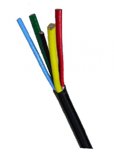 POLYCAB, 1.1KV, 5CX 4 sq.mm.  MULTISTRAND FLEXIBLE CU CABLE