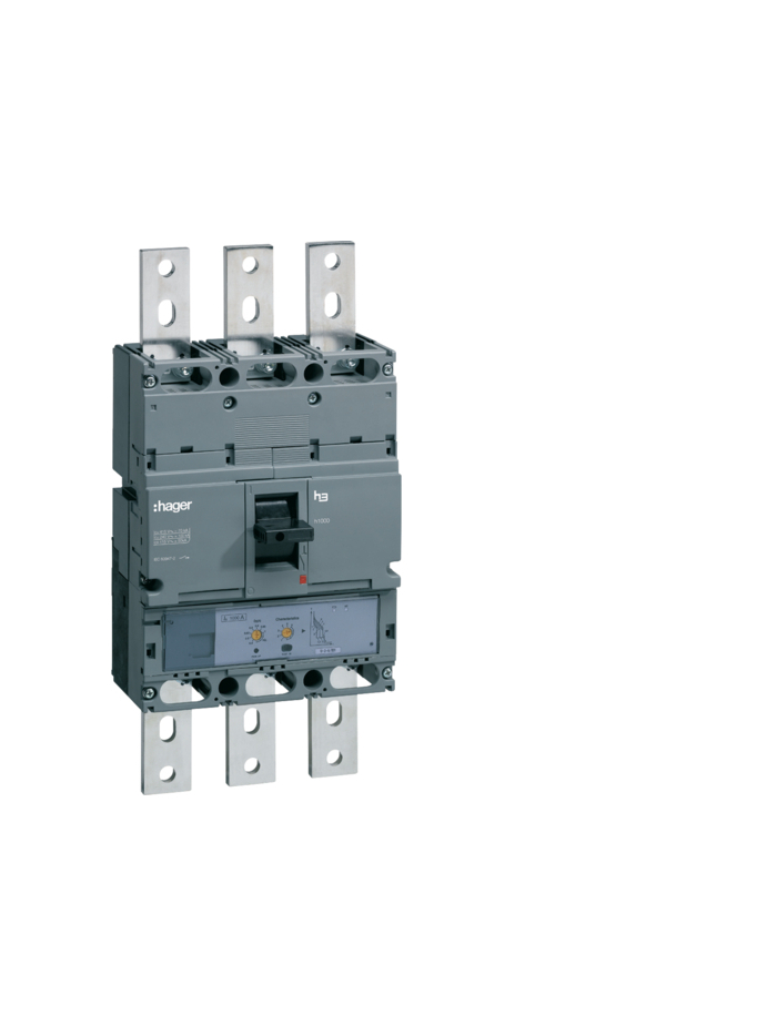 HAGER, 3 Pole, 1000A, H1000 MCCB