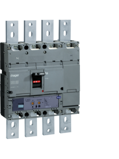HAGER, 4 Pole, 800A, H1000 MCCB