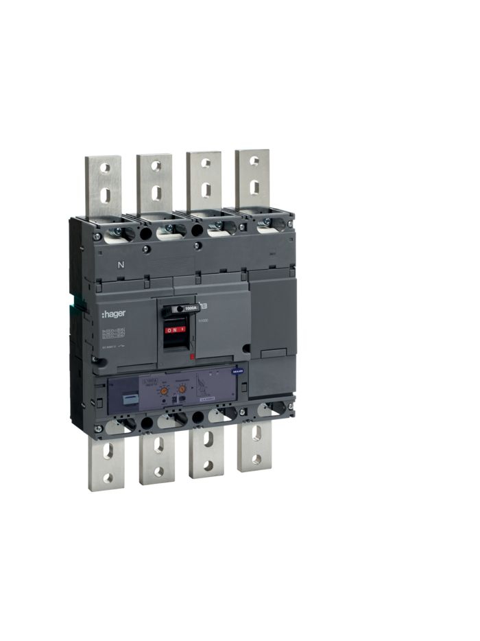 HAGER, 4 Pole, 1000A, H1000 MCCB