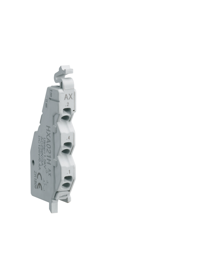 HAGER, AUXILIARY CONTACT for X160/X250 MCCB