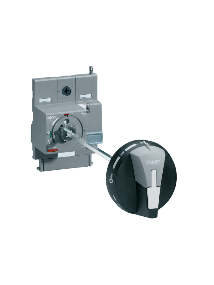 HAGER, EXTENDED ROTARY HANDLE for X160 MCCB