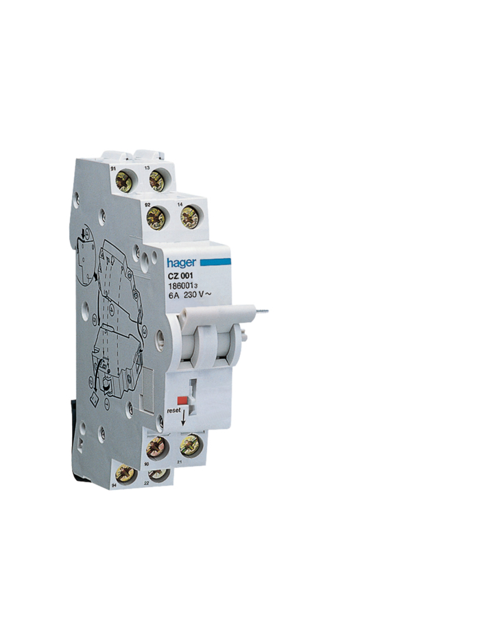 HAGER, AUXILIARY ALARM SWITCH for RCCB