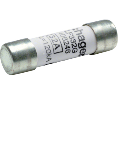 HAGER, 32A, 400V AC, gG TYPE, HRC CARTRIDGE FUSE
