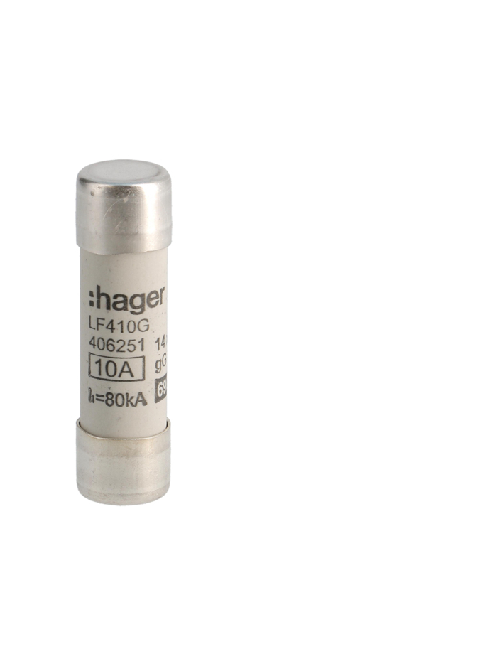 HAGER, 10A, 690V AC, gG TYPE, HRC CARTRIDGE FUSE
