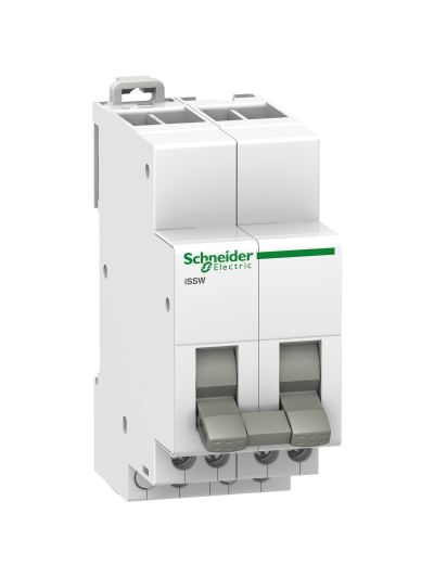 SCHNEIDER, 2 Pole, 20A, Acti 9 iSSW SELECTOR SWITCH