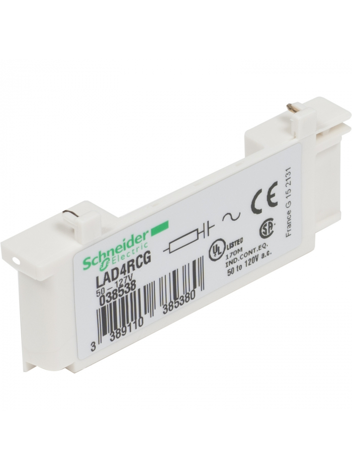 SCHNEIDER, 3 Pole, Coil Suppressor Module for TeSys D-Model Contactor
 