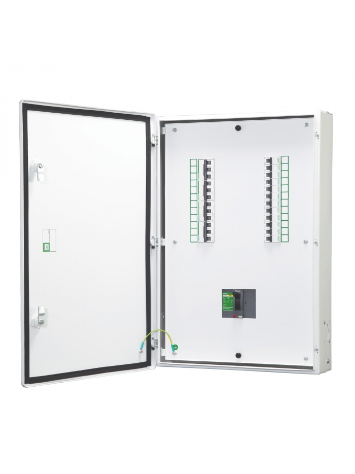 SCHNEIDER, Acti 9, IP43-Double Door, 12 Way, VTPN DB with MCCB Incomer

