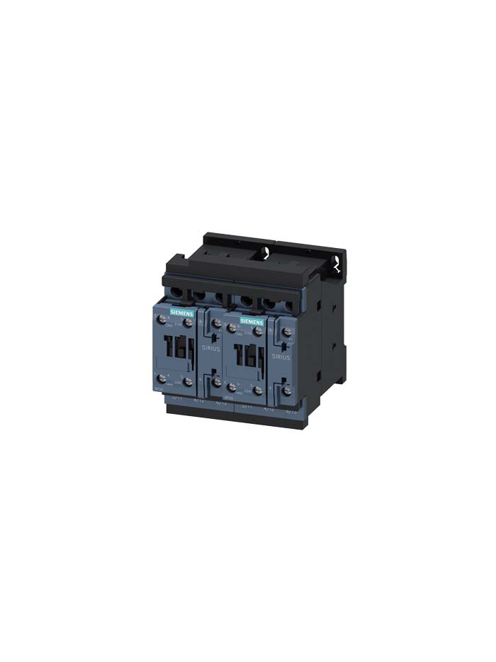 SIEMENS, 32A, 230V AC, 3RA23 REVERSING CONTACTOR