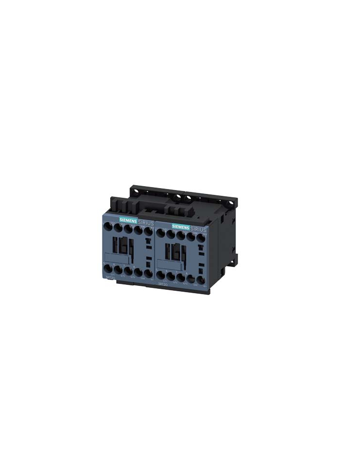 SIEMENS, 12A, 24V DC, 3RA23 REVERSING CONTACTOR