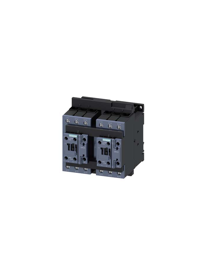 SIEMENS, 50A, 20-33V DC, 3RA23 REVERSING CONTACTOR