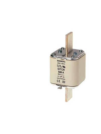 SIEMENS, 560A, SITOR 3NE8 Type Fuse for Semiconductor Protection