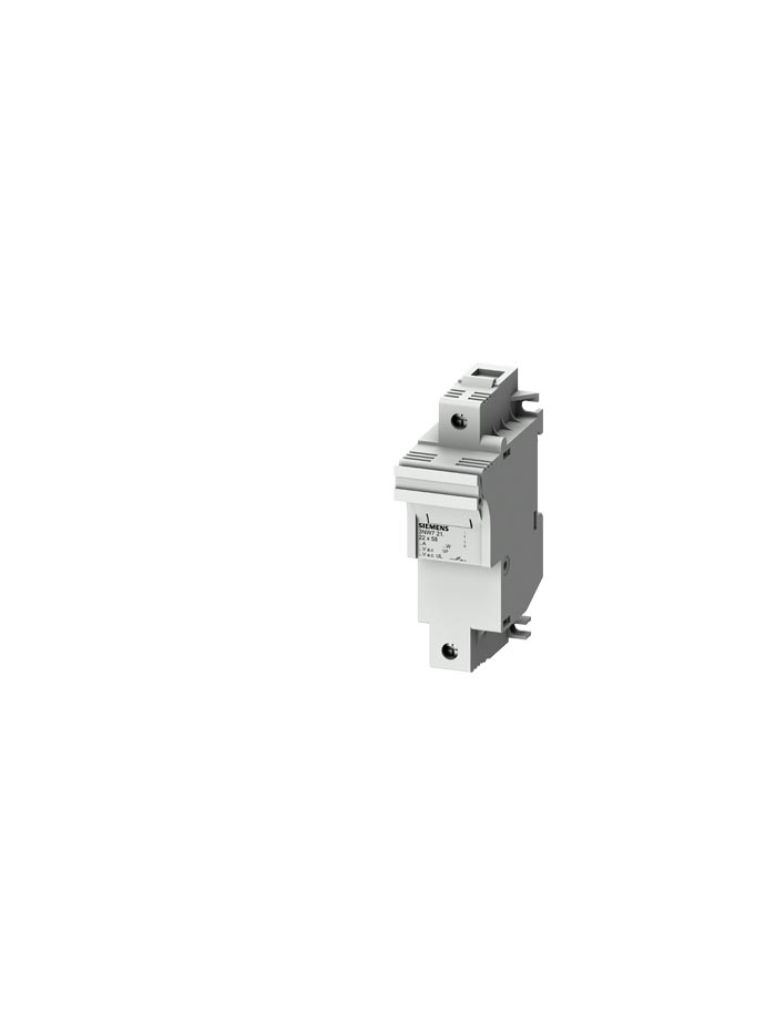 SIEMENS, 100A, 1 Pole, 2MW, Size 22 x 58, 3NW Cylindrical Fuse Holder