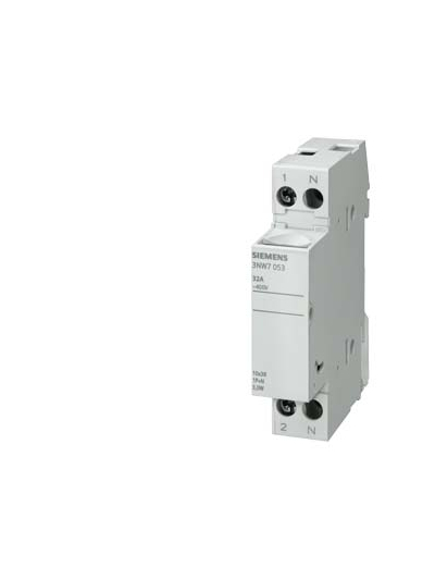 SIEMENS, 32A, 2 Pole, 2MW, Size 22 x 58, 3NW Cylindrical Fuse Holder