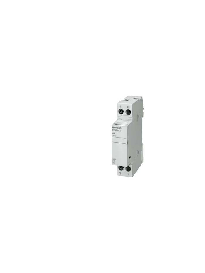 SIEMENS, 32A, 2 Pole, 2MW, Size 22 x 58, 3NW Cylindrical Fuse Holder