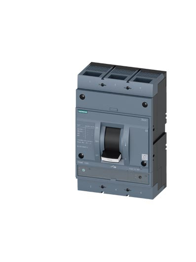 SIEMENS, 3 Pole, 800A, SENTRON 3VA MCCB