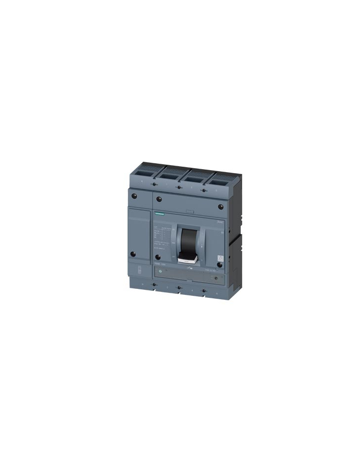 SIEMENS, 4 Pole, 800A, SENTRON 3VA MCCB