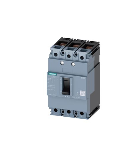 SIEMENS, 3 Pole, 20A, SENTRON 3VM MCCB