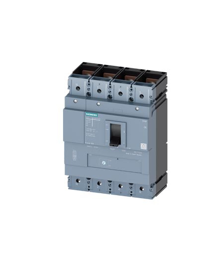 SIEMENS, 4 Pole, 400A, SENTRON 3VM MCCB