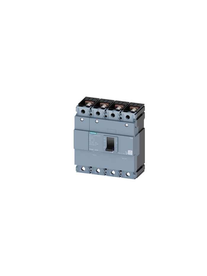 SIEMENS, 4 Pole, 200A, SENTRON 3VM MCCB