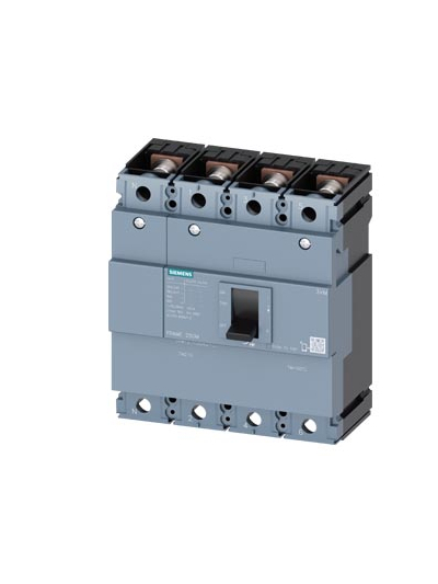 SIEMENS, 4 Pole, 250A, SENTRON 3VM MCCB