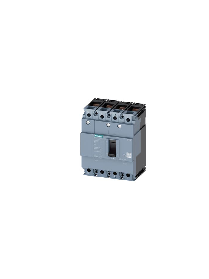 SIEMENS, 4 Pole, 80A, SENTRON 3VM MCCB
