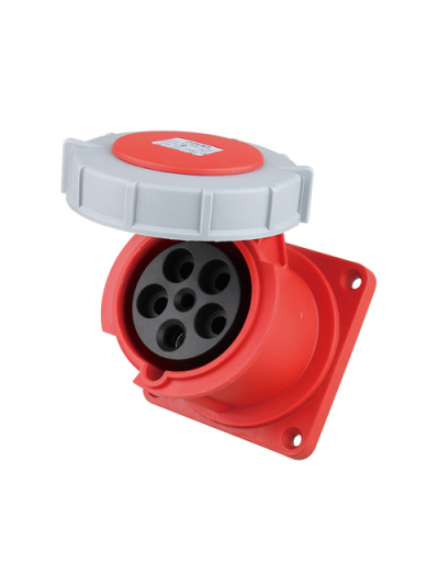 PNP, 63A, 415V, IP67, Mounted Socket