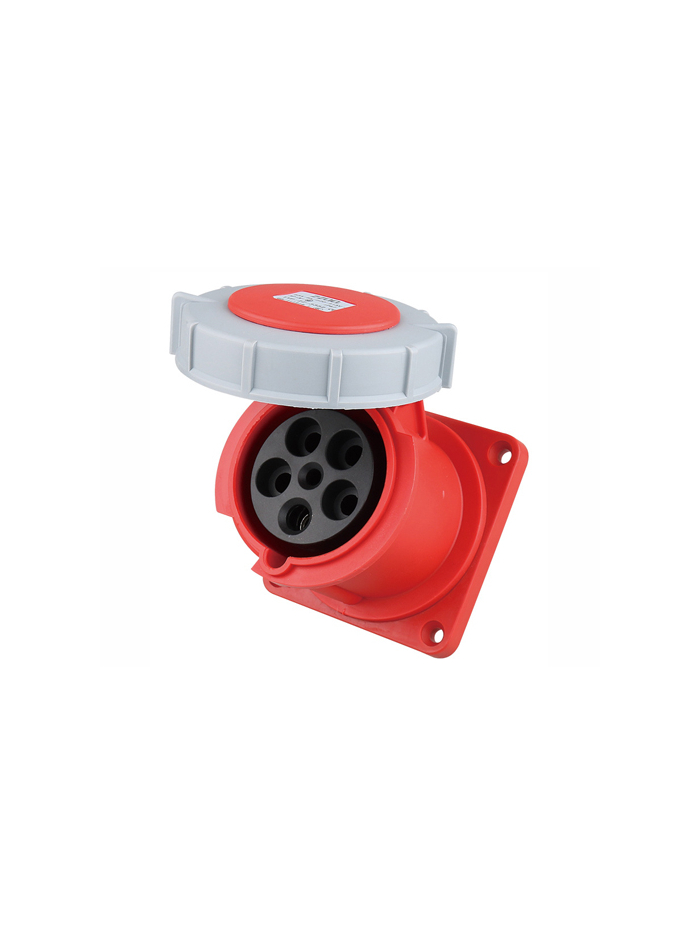 PNP, 63A, 415V, IP67, Mounted Socket